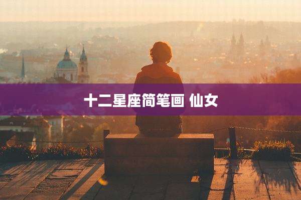 十二星座简笔画 仙女