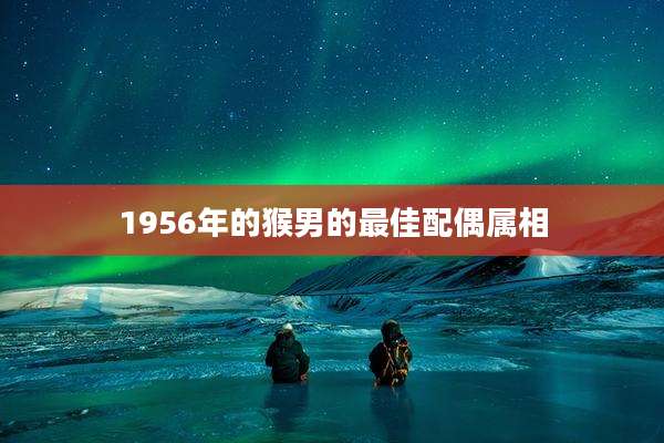 1956年的猴男的最佳配偶属相