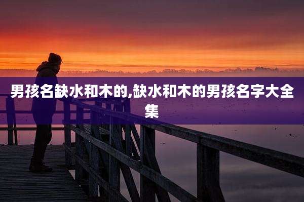 男孩名缺水和木的,缺水和木的男孩名字大全集