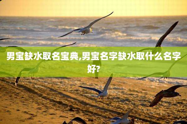 男宝缺水取名宝典,男宝名字缺水取什么名字好?