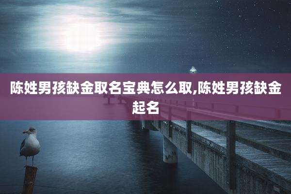 陈姓男孩缺金取名宝典怎么取,陈姓男孩缺金起名