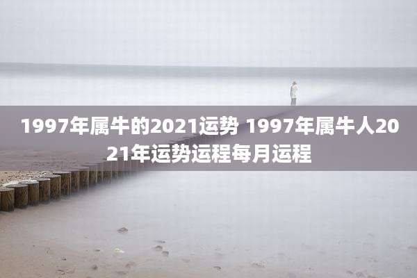 1997年属牛的2021运势 1997年属牛人2021年运势运程每月运程