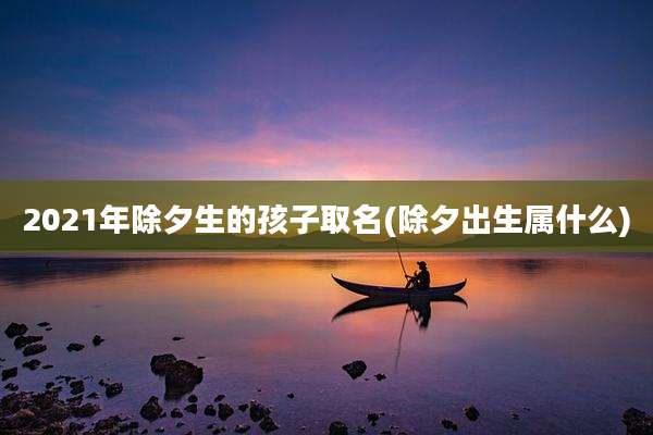 2021年除夕生的孩子取名(除夕出生属什么)