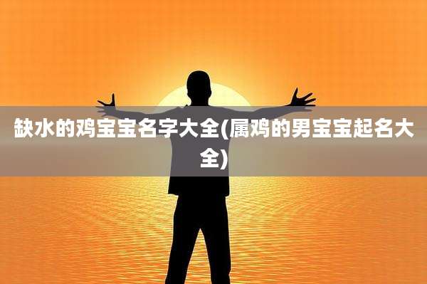 缺水的鸡宝宝名字大全(属鸡的男宝宝起名大全)