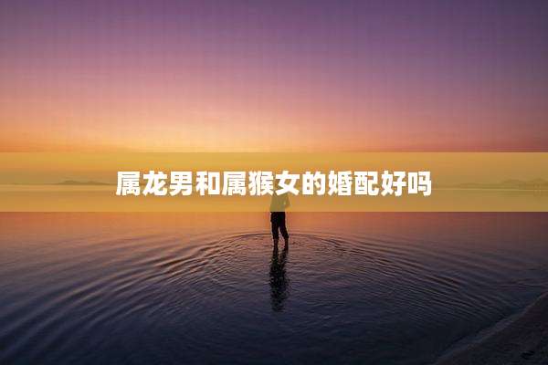 属龙男和属猴女的婚配好吗