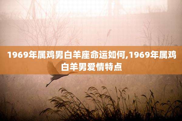 1969年属鸡男白羊座命运如何,1969年属鸡白羊男爱情特点