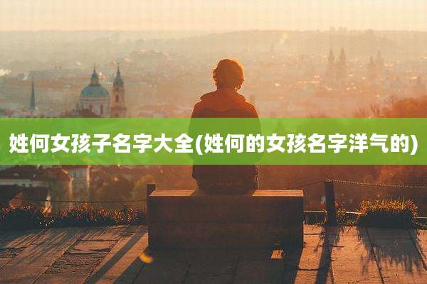 姓何女孩子名字大全(姓何的女孩名字洋气的)
