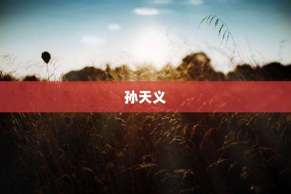 孙天义