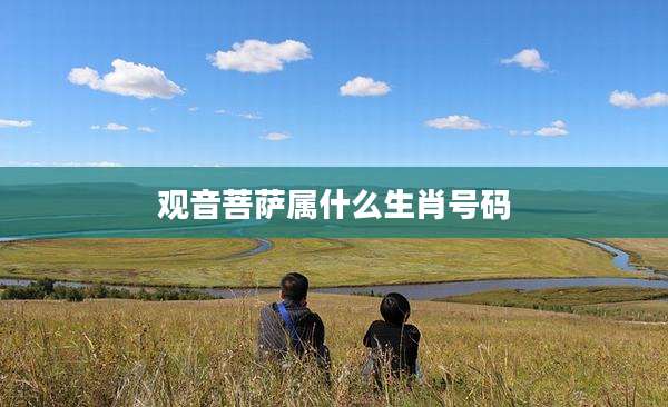观音菩萨属什么生肖号码