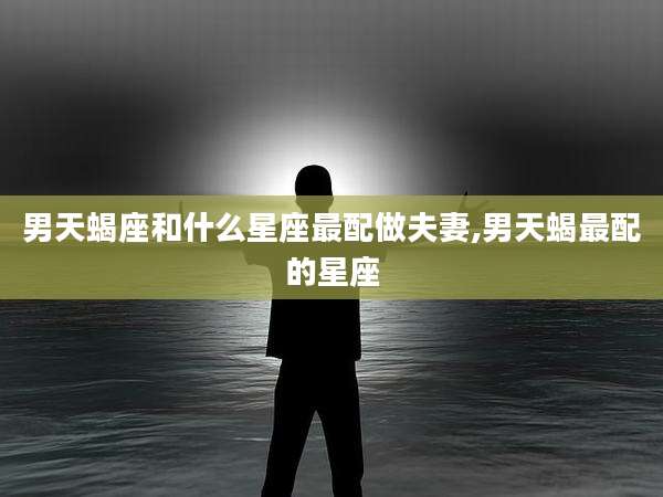 男天蝎座和什么星座最配做夫妻,男天蝎最配的星座