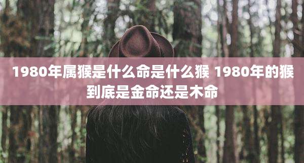 1980年属猴是什么命是什么猴 1980年的猴到底是金命还是木命