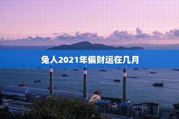 兔人2021年偏财运在几月