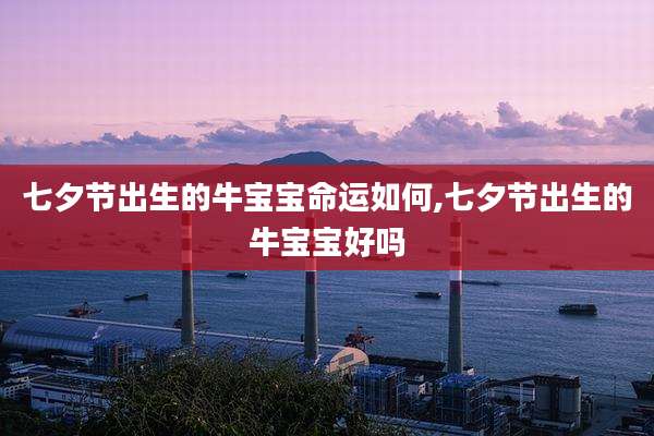七夕节出生的牛宝宝命运如何,七夕节出生的牛宝宝好吗