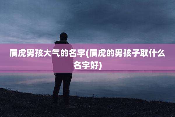 属虎男孩大气的名字(属虎的男孩子取什么名字好)