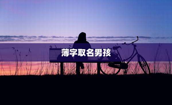 薄字取名男孩