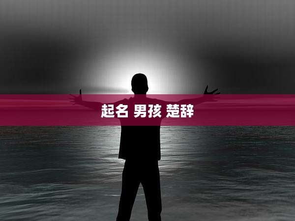 起名 男孩 楚辞