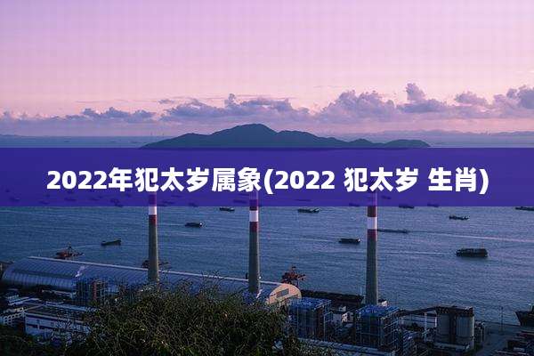 2022年犯太岁属象(2022 犯太岁 生肖)