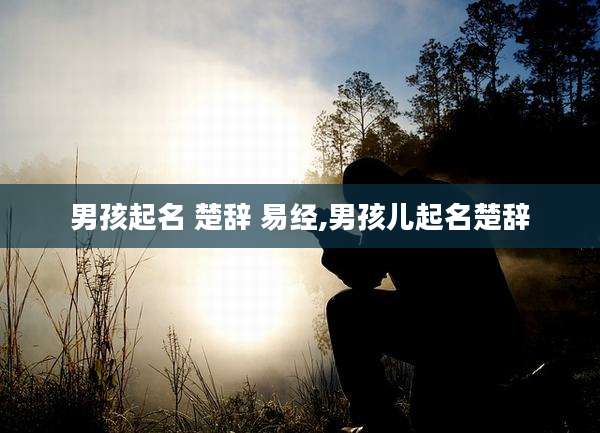 男孩起名 楚辞 易经,男孩儿起名楚辞