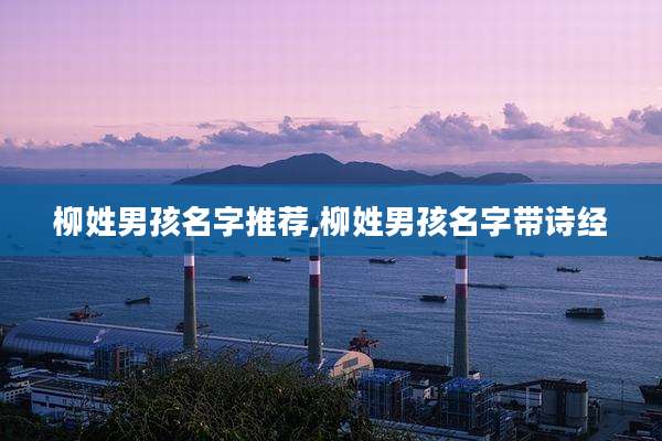 柳姓男孩名字推荐,柳姓男孩名字带诗经