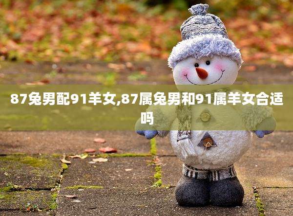 87兔男配91羊女,87属兔男和91属羊女合适吗