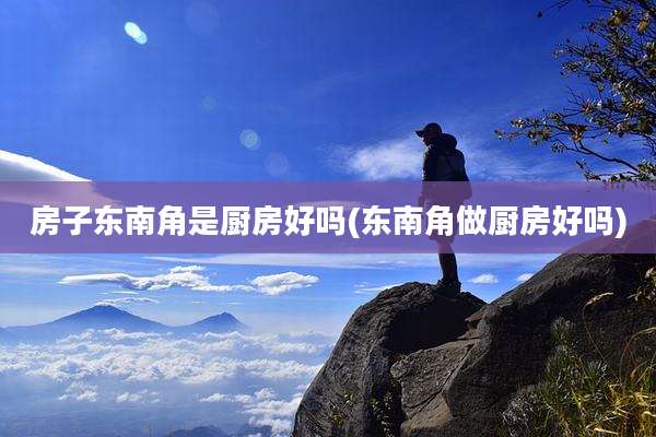 房子东南角是厨房好吗(东南角做厨房好吗)