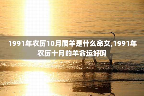1991年农历10月属羊是什么命女,1991年农历十月的羊命运好吗