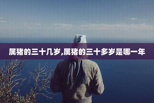 属猪的三十几岁,属猪的三十多岁是哪一年