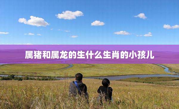 属猪和属龙的生什么生肖的小孩儿