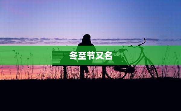 冬至节又名