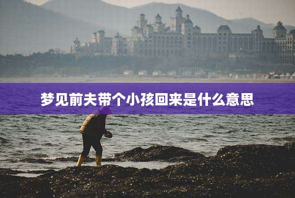 梦见前夫带个小孩回来是什么意思