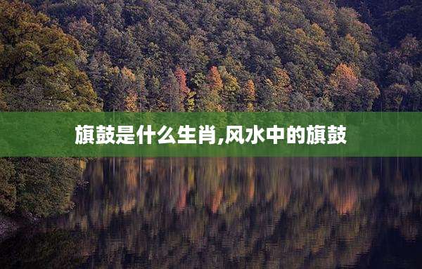 旗鼓是什么生肖,风水中的旗鼓