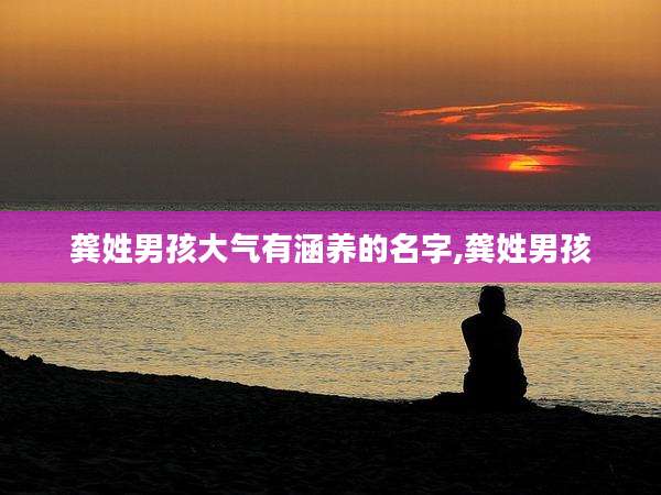 龚姓男孩大气有涵养的名字,龚姓男孩