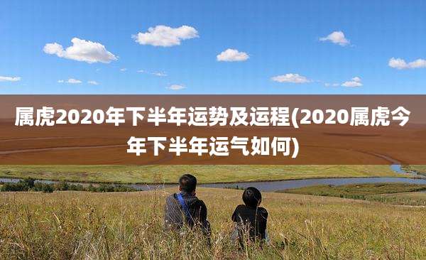 属虎2020年下半年运势及运程(2020属虎今年下半年运气如何)