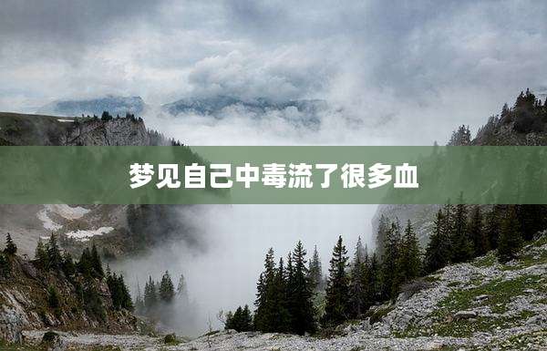 梦见自己中毒流了很多血