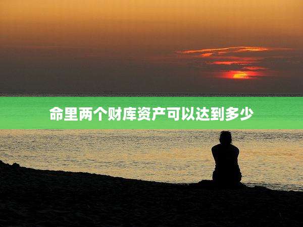 命里两个财库资产可以达到多少
