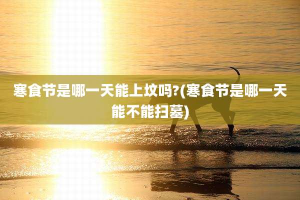 寒食节是哪一天能上坟吗?(寒食节是哪一天能不能扫墓)