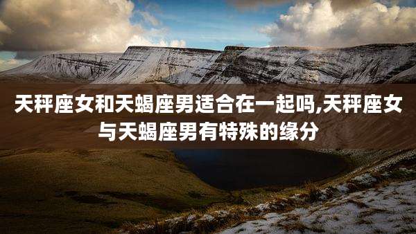 天秤座女和天蝎座男适合在一起吗,天秤座女与天蝎座男有特殊的缘分