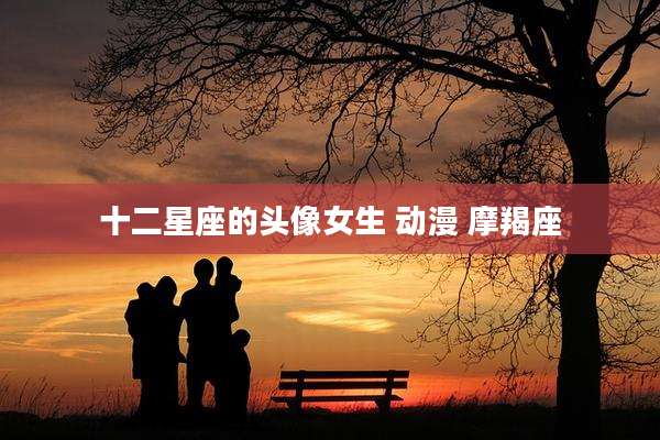 十二星座的头像女生 动漫 摩羯座