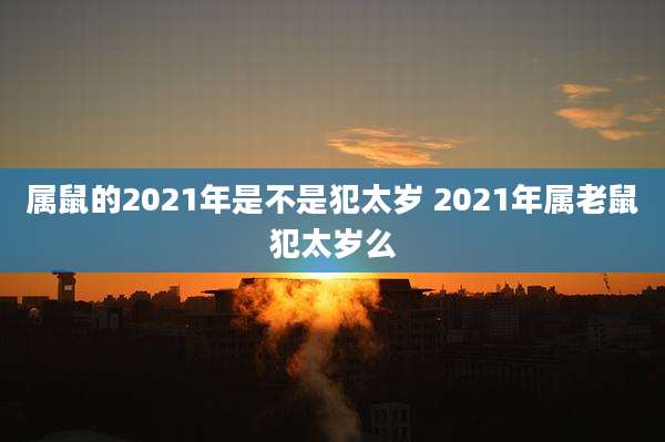 属鼠的2021年是不是犯太岁 2021年属老鼠犯太岁么