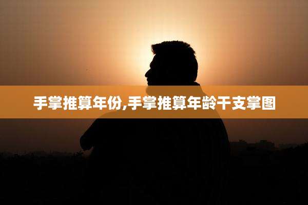手掌推算年份,手掌推算年龄干支掌图