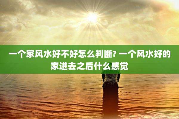 一个家风水好不好怎么判断? 一个风水好的家进去之后什么感觉
