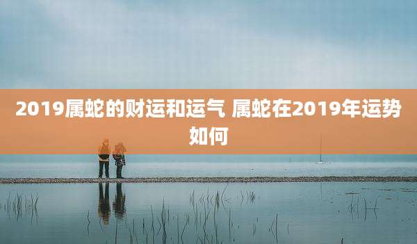 2019属蛇的财运和运气 属蛇在2019年运势如何