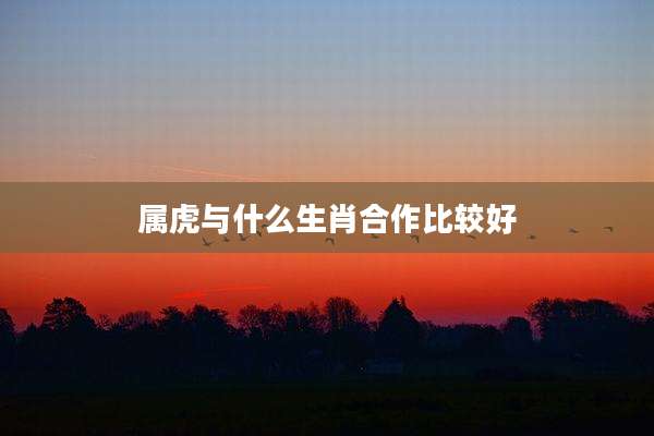 属虎与什么生肖合作比较好