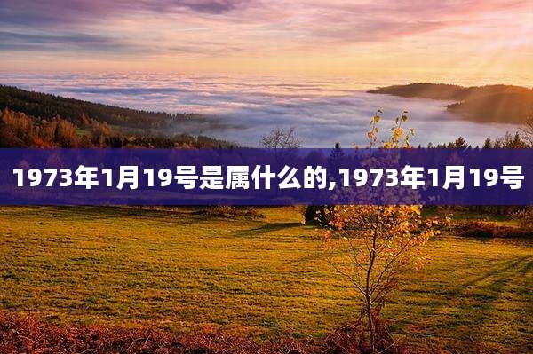 1973年1月19号是属什么的,1973年1月19号
