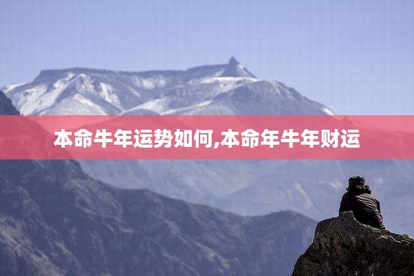 本命牛年运势如何,本命年牛年财运