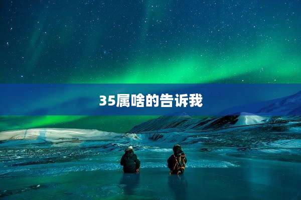 35属啥的告诉我