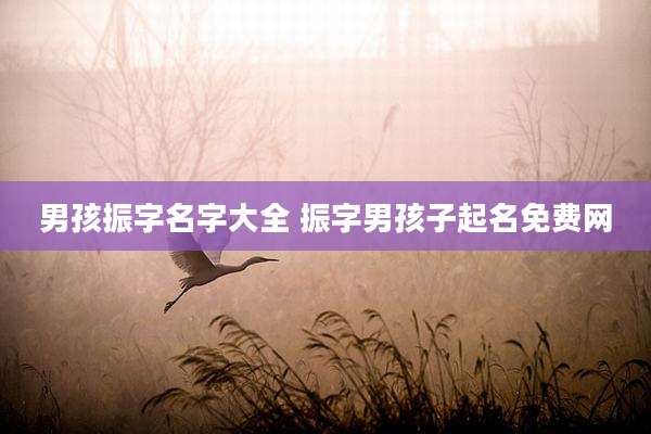 男孩振字名字大全 振字男孩子起名免费网