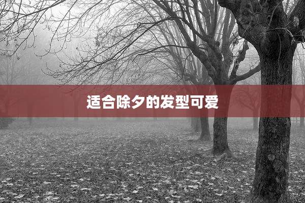 适合除夕的发型可爱