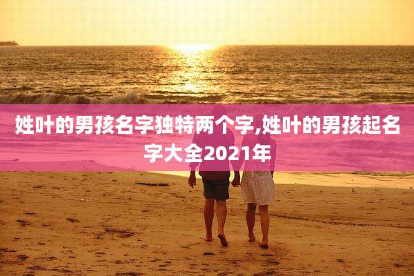 姓叶的男孩名字独特两个字,姓叶的男孩起名字大全2021年