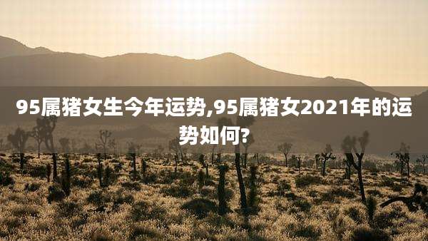 95属猪女生今年运势,95属猪女2021年的运势如何?
